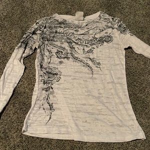 Harley Davidson light material long sleeve t shirt.